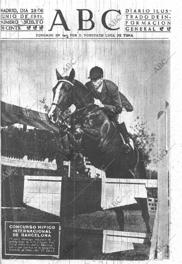 ABC MADRID 28-06-1951 página 1