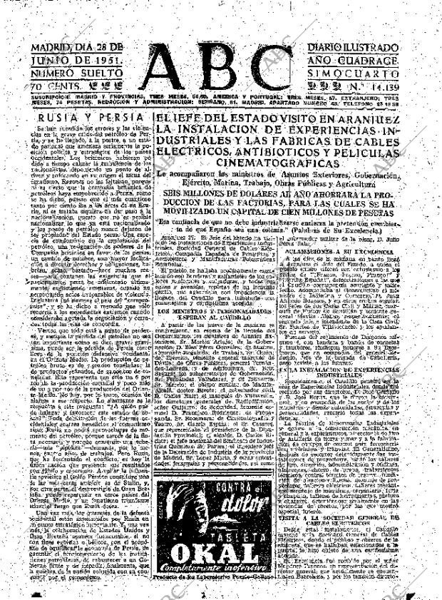 ABC MADRID 28-06-1951 página 15