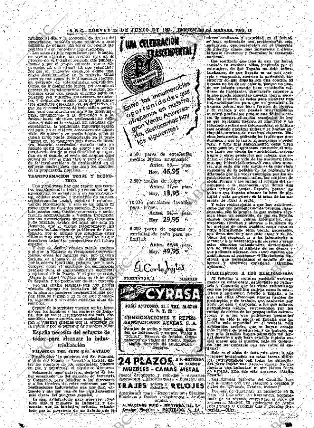 ABC MADRID 28-06-1951 página 18