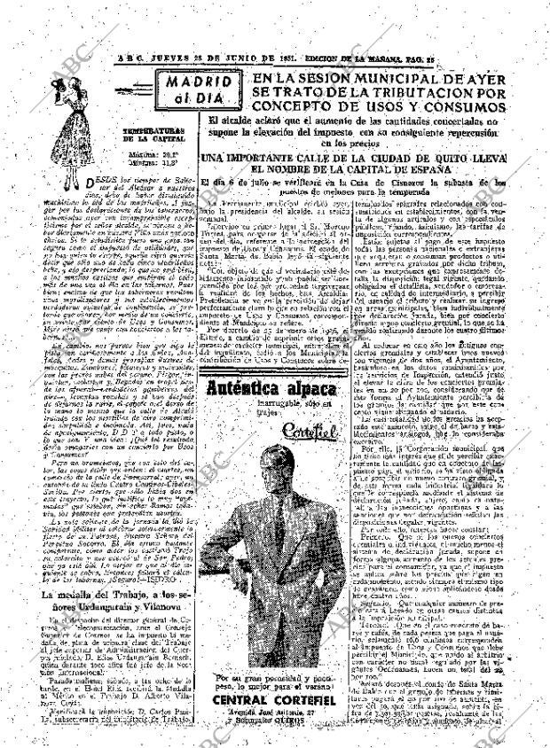 ABC MADRID 28-06-1951 página 25