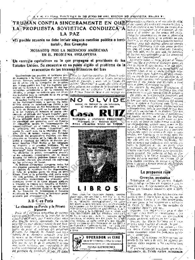 ABC SEVILLA 29-06-1951 página 9