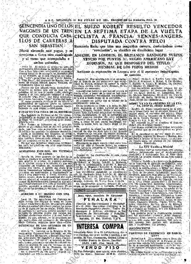 ABC MADRID 11-07-1951 página 19