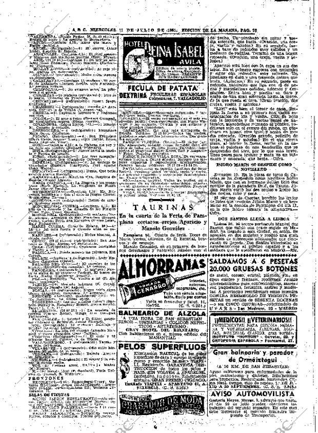 ABC MADRID 11-07-1951 página 22