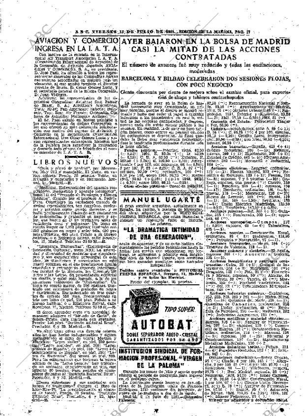 ABC MADRID 13-07-1951 página 17