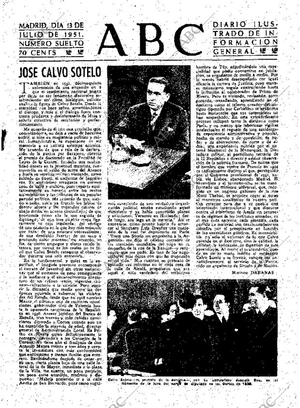 ABC MADRID 13-07-1951 página 3