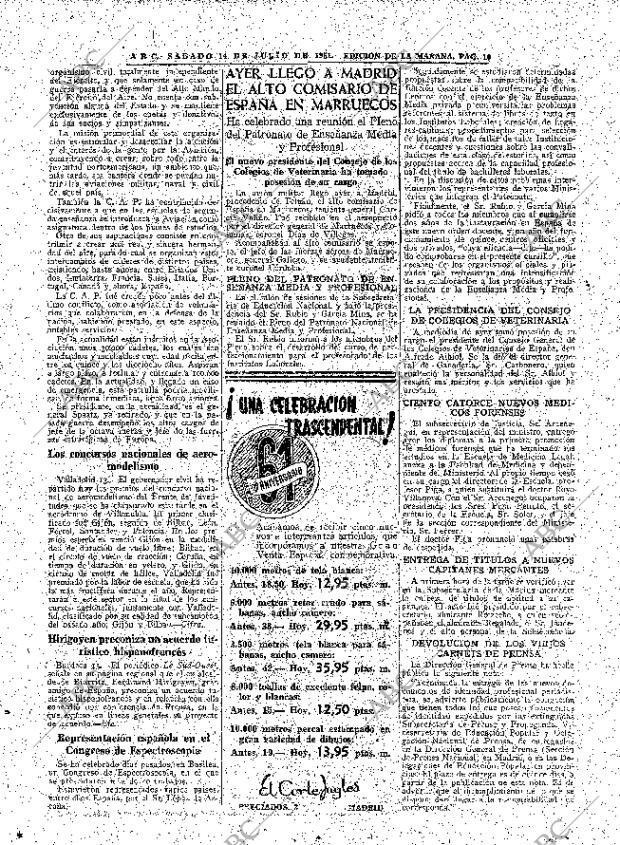 ABC MADRID 14-07-1951 página 10