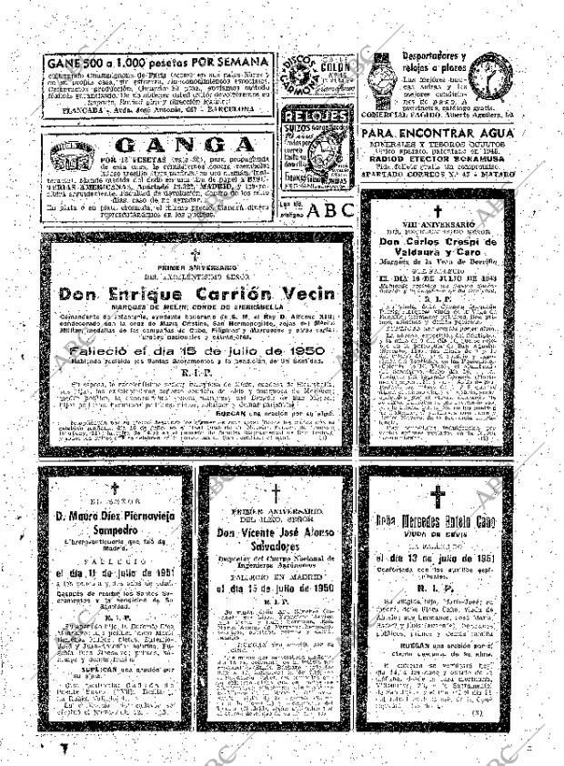 ABC MADRID 14-07-1951 página 25