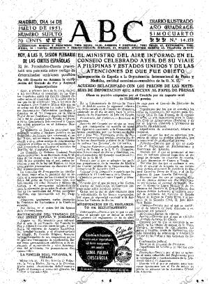 ABC MADRID 14-07-1951 página 7