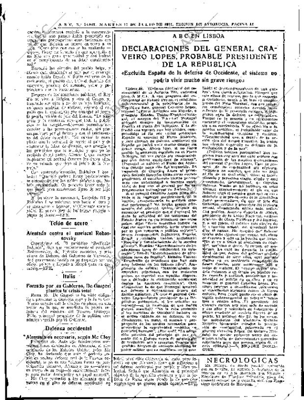 ABC SEVILLA 17-07-1951 página 11