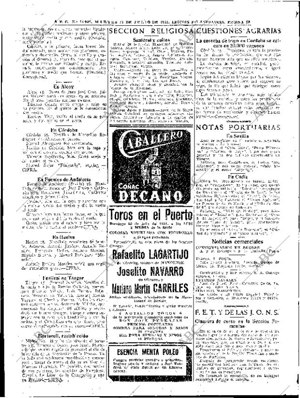 ABC SEVILLA 17-07-1951 página 16