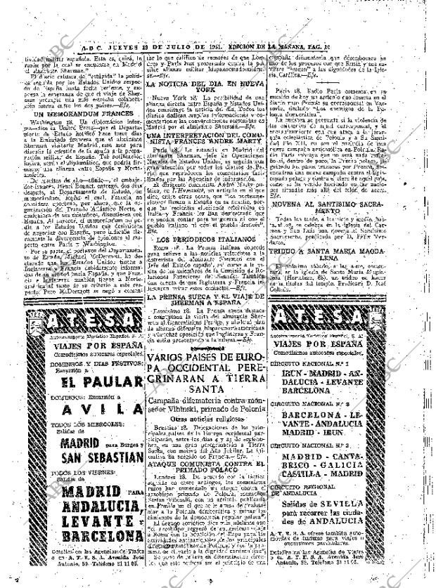 ABC MADRID 19-07-1951 página 10