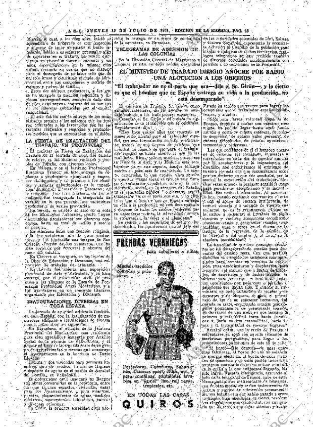 ABC MADRID 19-07-1951 página 13