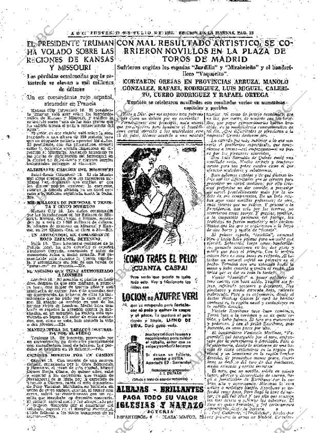 ABC MADRID 19-07-1951 página 23