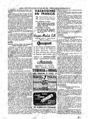 ABC MADRID 20-07-1951 página 20