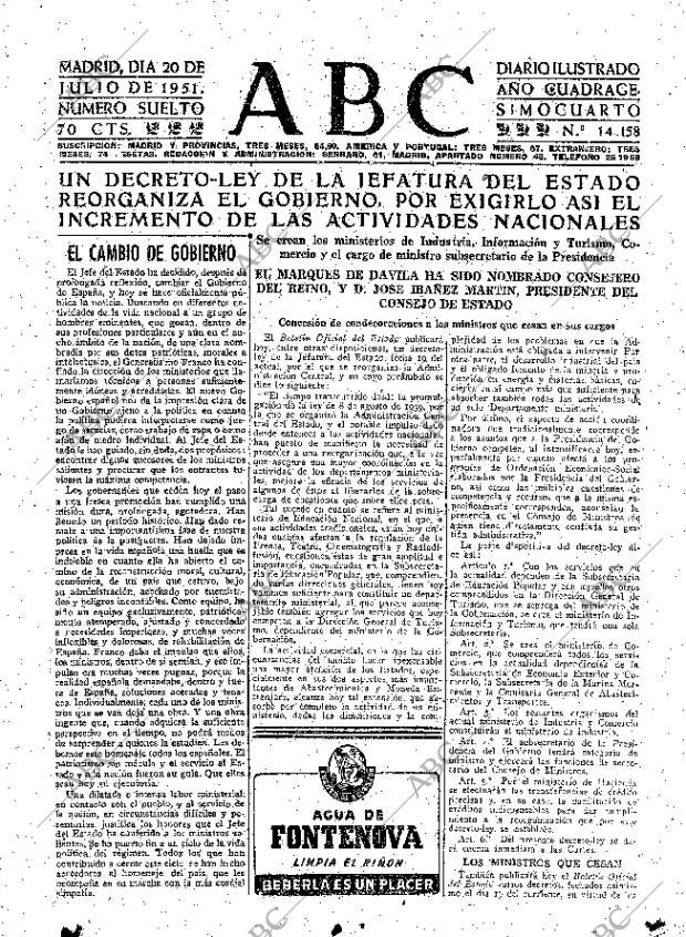 ABC MADRID 20-07-1951 página 7