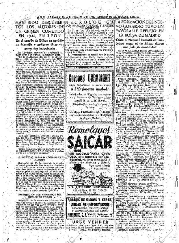 ABC MADRID 21-07-1951 página 16