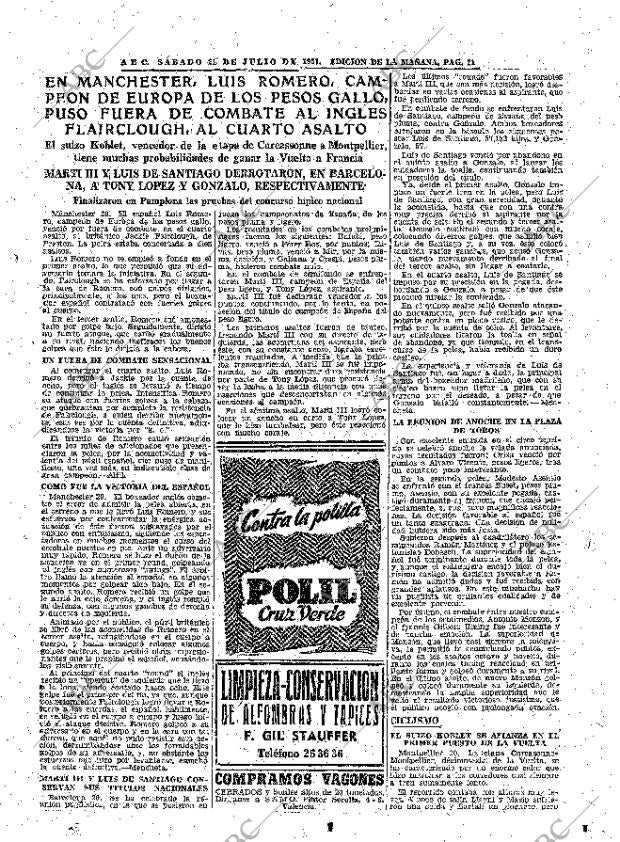 ABC MADRID 21-07-1951 página 21