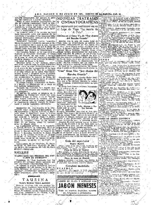 ABC MADRID 21-07-1951 página 22