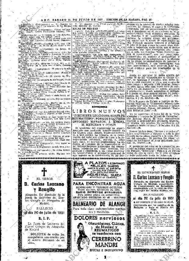 ABC MADRID 21-07-1951 página 23