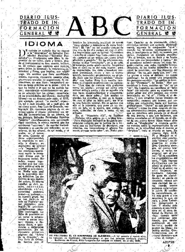 ABC MADRID 21-07-1951 página 3
