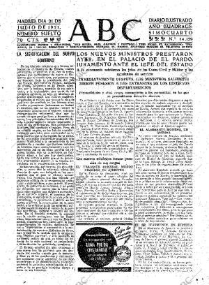 ABC MADRID 21-07-1951 página 7