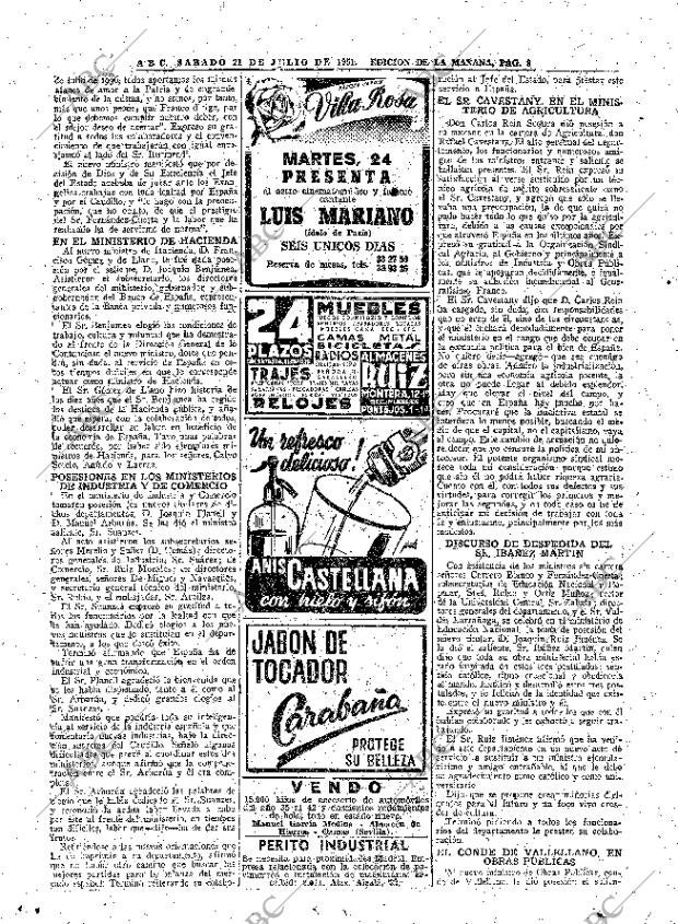ABC MADRID 21-07-1951 página 8