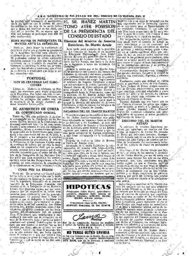 ABC MADRID 22-07-1951 página 17