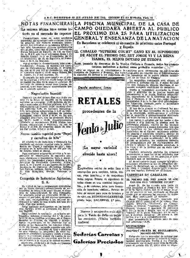 ABC MADRID 22-07-1951 página 23