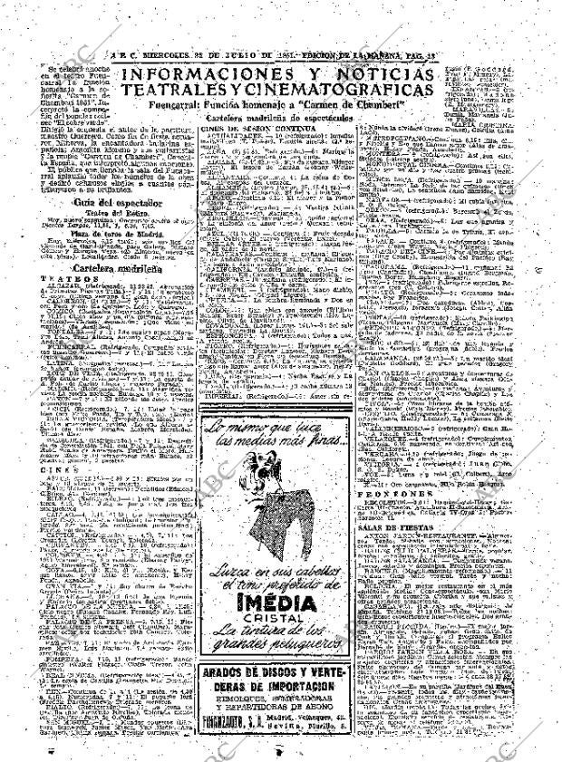 ABC MADRID 25-07-1951 página 18