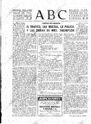 ABC MADRID 25-07-1951 página 3
