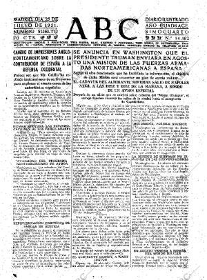 ABC MADRID 25-07-1951 página 7
