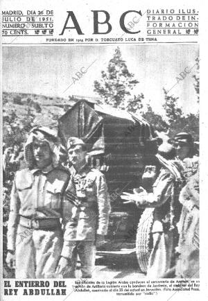 ABC MADRID 26-07-1951 página 1