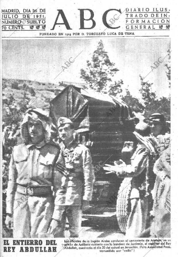 ABC MADRID 26-07-1951 página 1