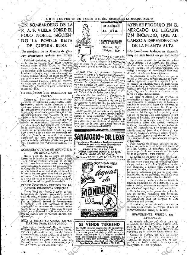 ABC MADRID 26-07-1951 página 15