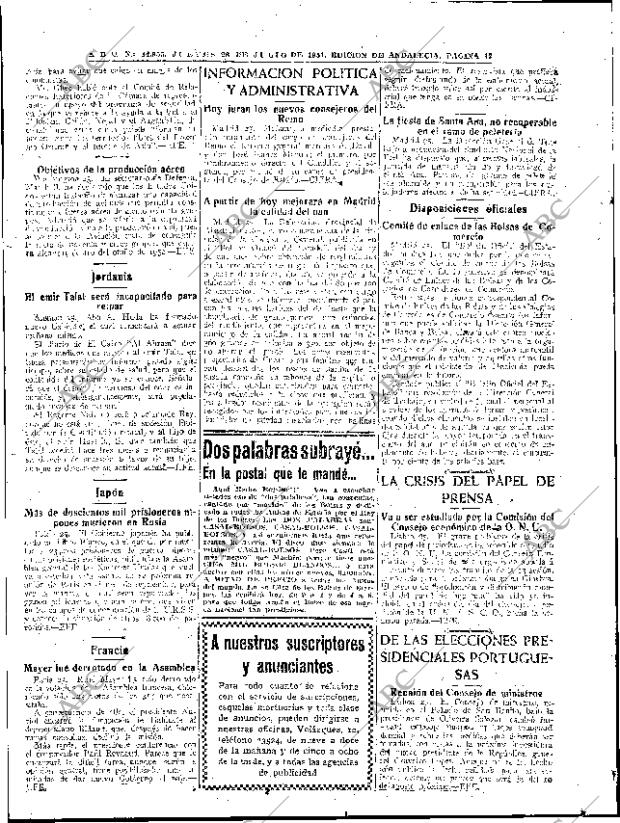 ABC SEVILLA 26-07-1951 página 12