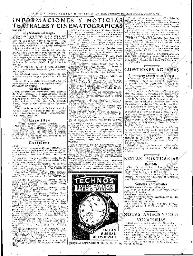 ABC SEVILLA 26-07-1951 página 16