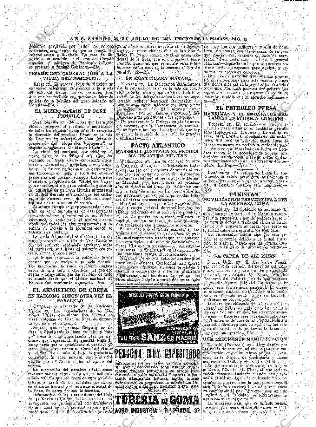 ABC MADRID 28-07-1951 página 12