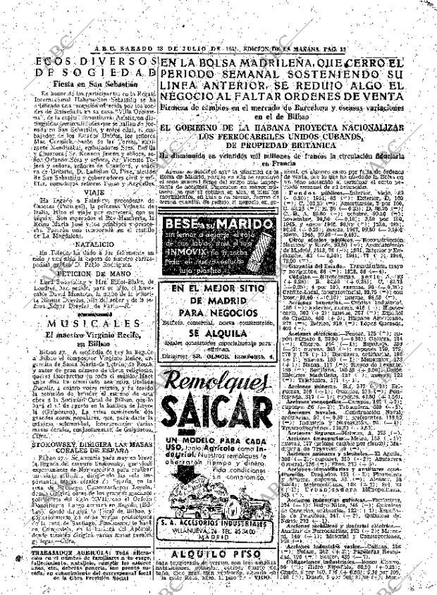 ABC MADRID 28-07-1951 página 15