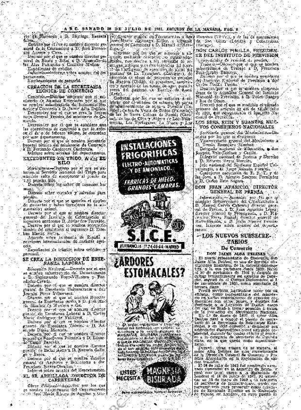 ABC MADRID 28-07-1951 página 8