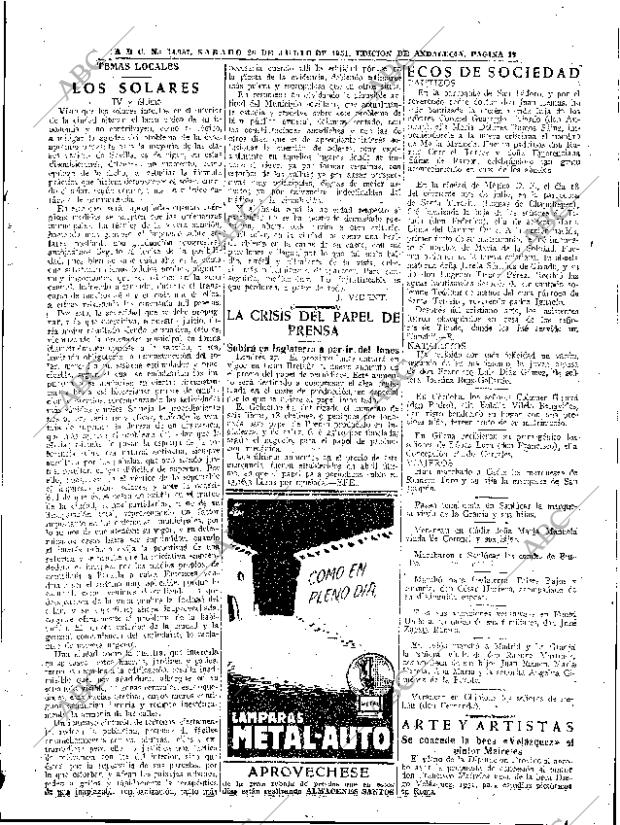 ABC SEVILLA 28-07-1951 página 13