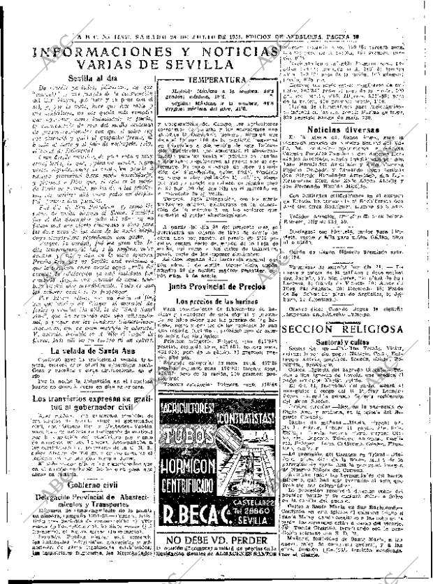ABC SEVILLA 28-07-1951 página 15
