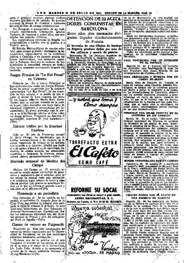 ABC MADRID 31-07-1951 página 12