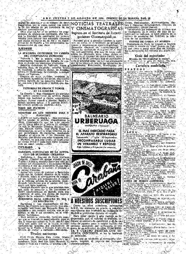 ABC MADRID 02-08-1951 página 18