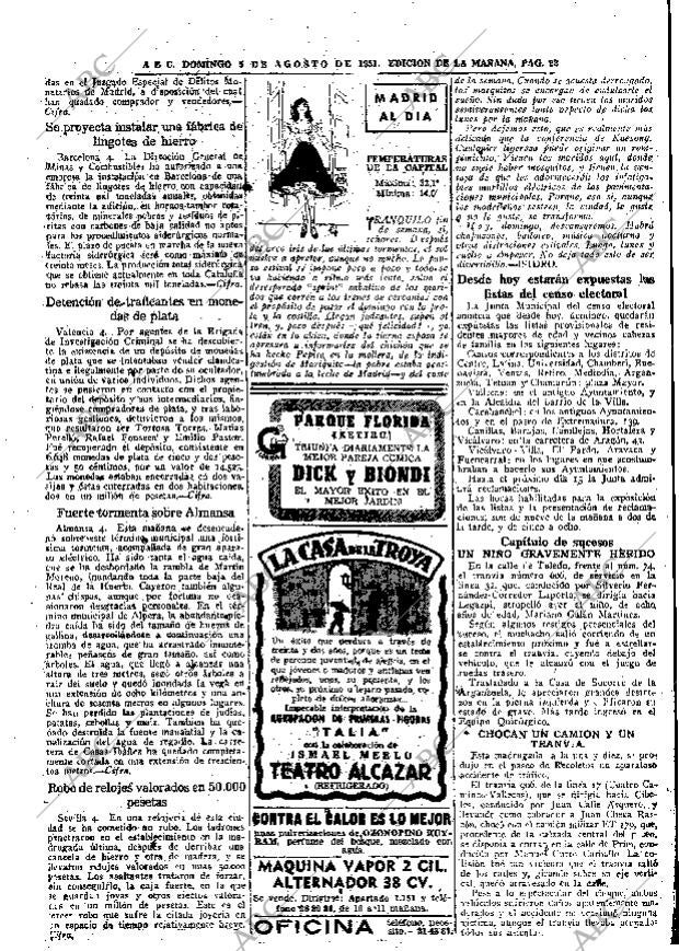 ABC MADRID 05-08-1951 página 22