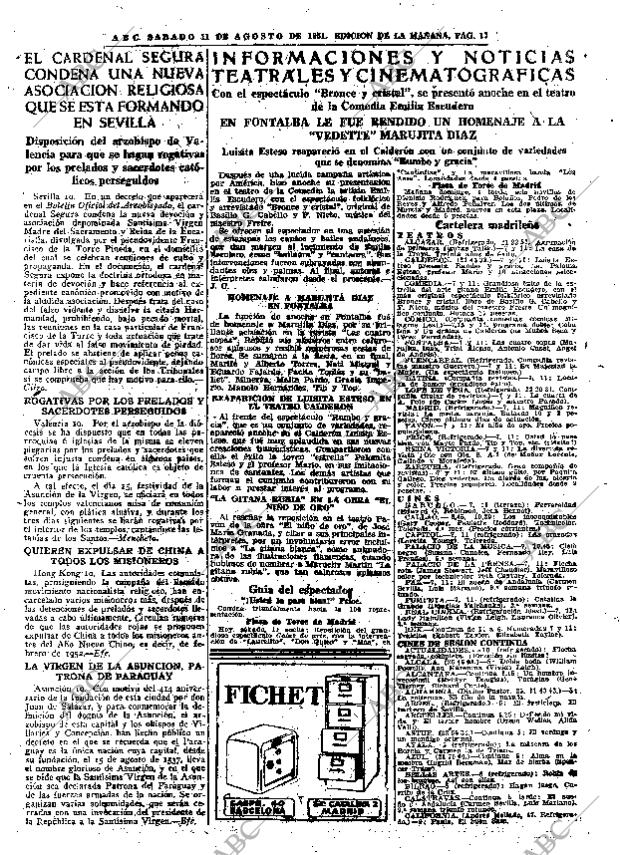 ABC MADRID 11-08-1951 página 17