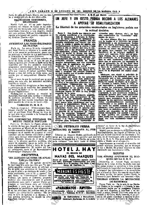 ABC MADRID 11-08-1951 página 9
