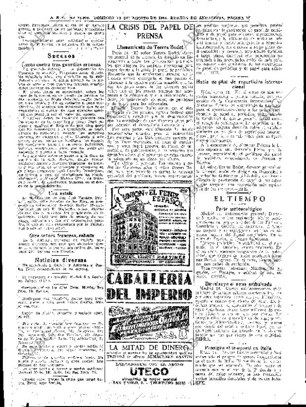 ABC SEVILLA 12-08-1951 página 16
