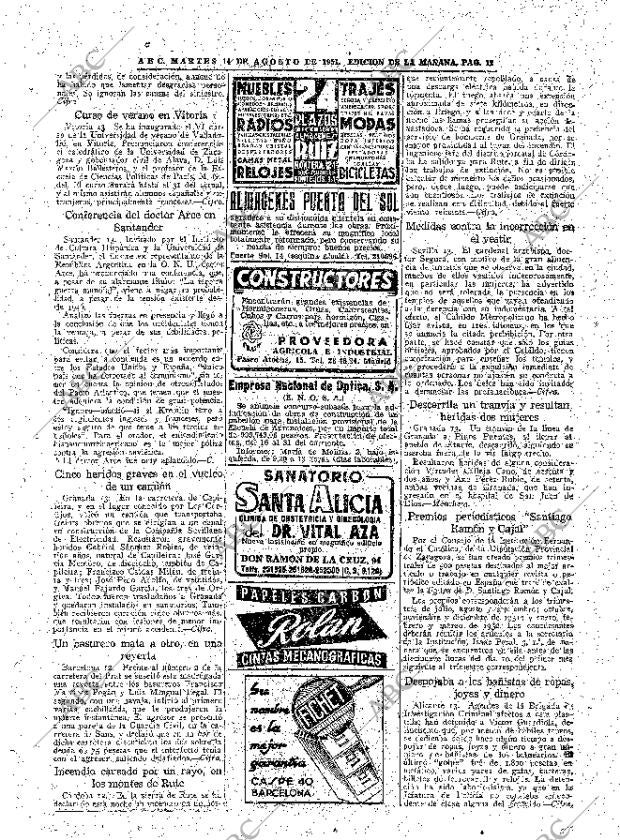 ABC MADRID 14-08-1951 página 12
