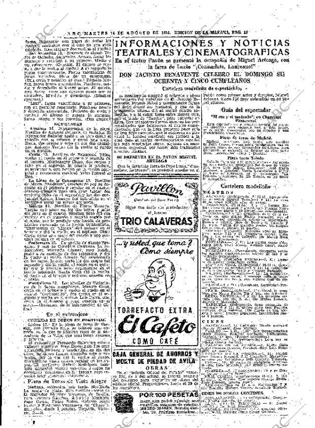 ABC MADRID 14-08-1951 página 19