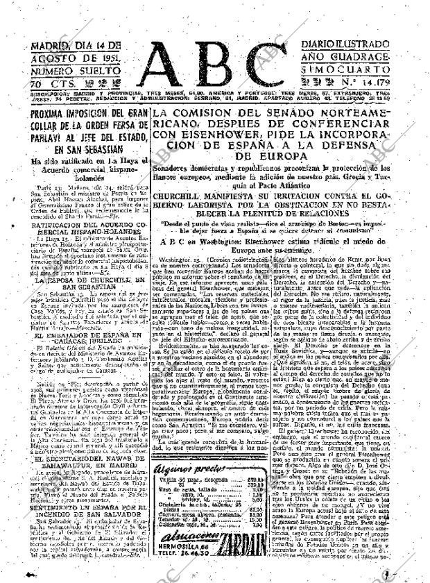 ABC MADRID 14-08-1951 página 7